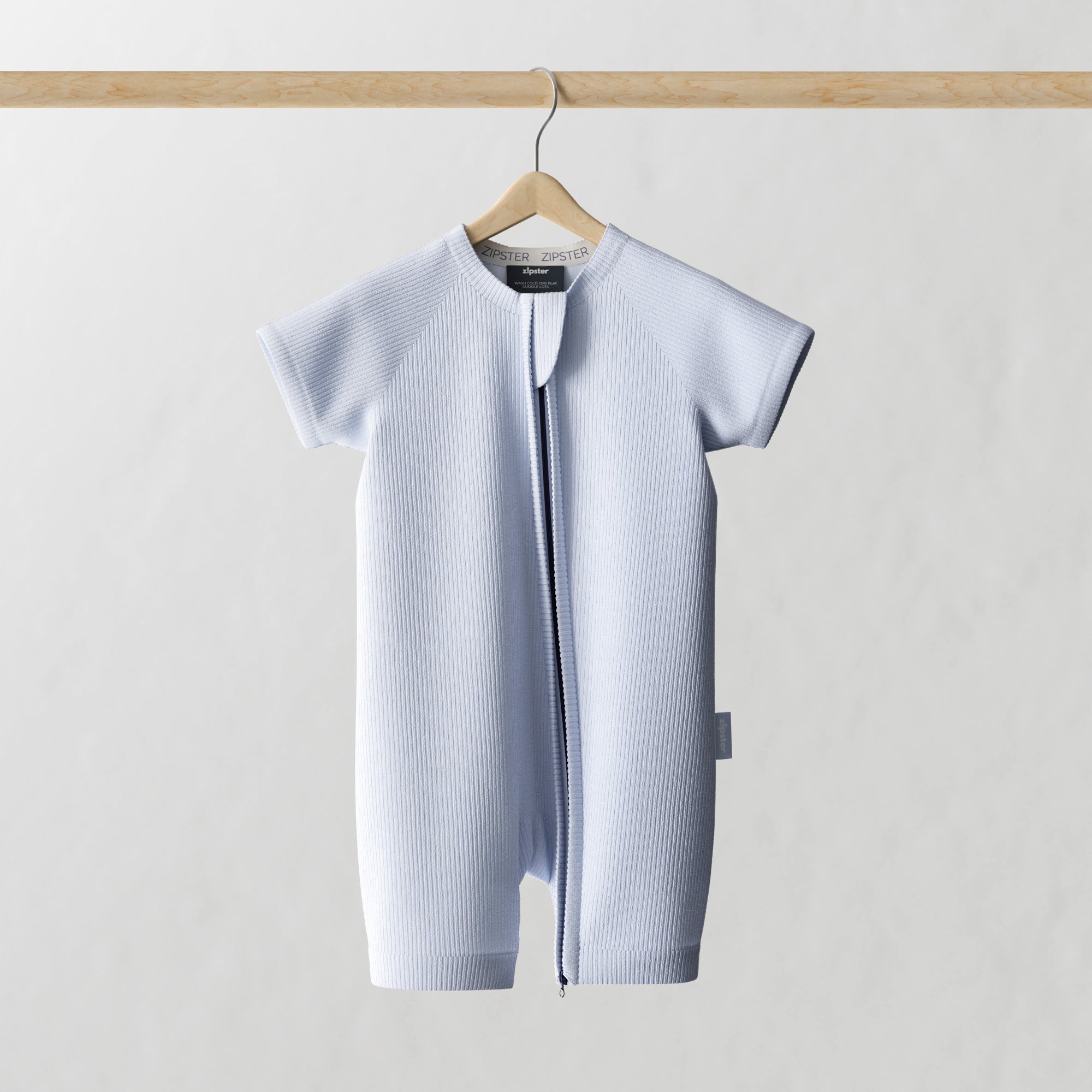 ZIPSTER™ Shortie Ribbed Blue