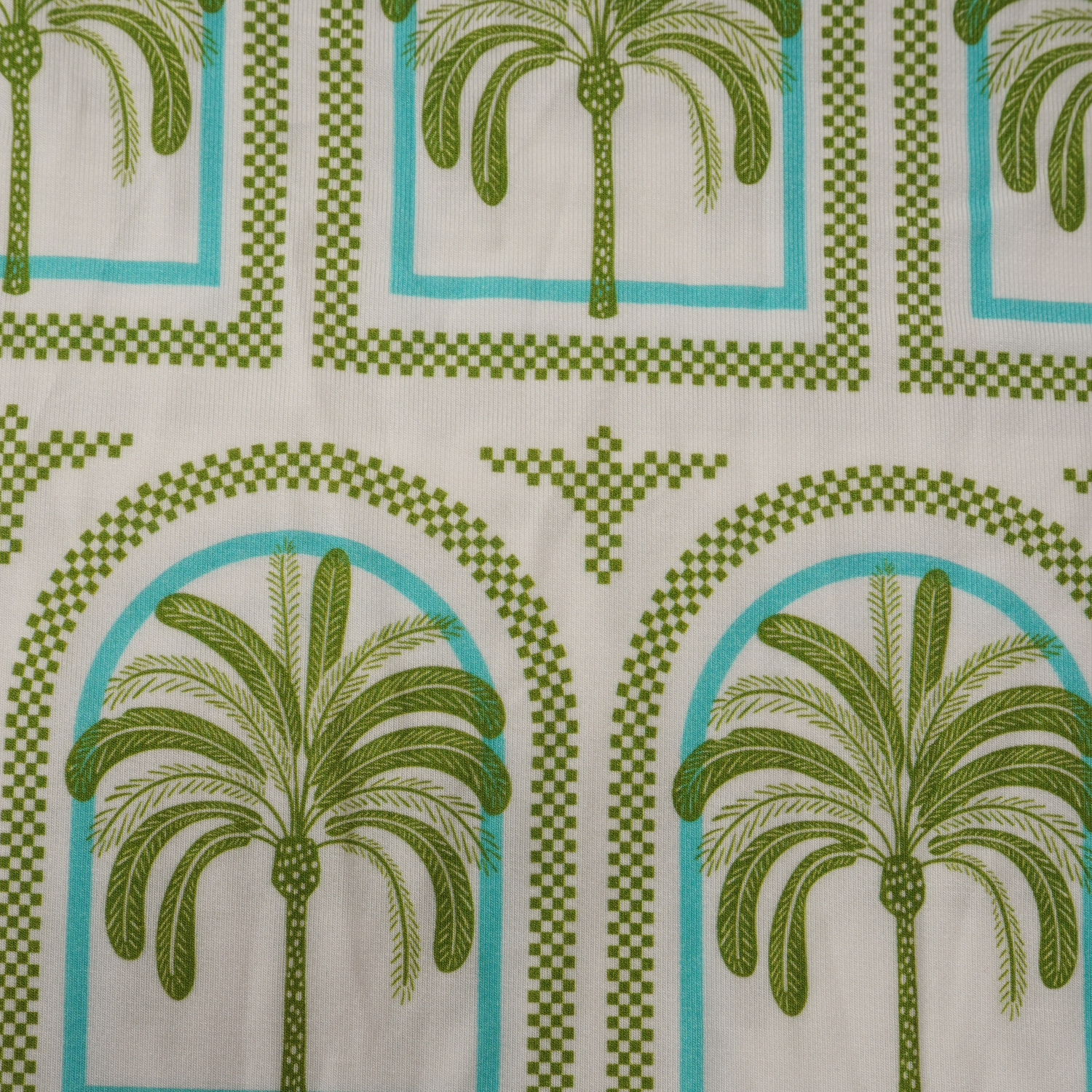 Children's PJ Set Palm Trees