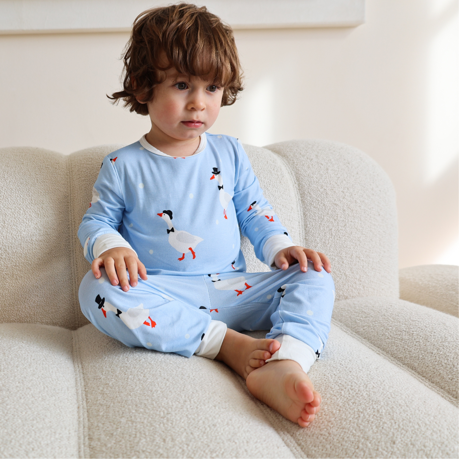 Kinder PJ Set Gans