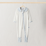 ZIPSTER™ Pure Blue Gingham-kraag
