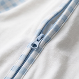ZIPSTER™ Pure Blue Gingham-kraag