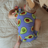 Kinderen Shortie PJ Set Avocado