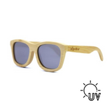 Bamboe zonnebril Wayfarer