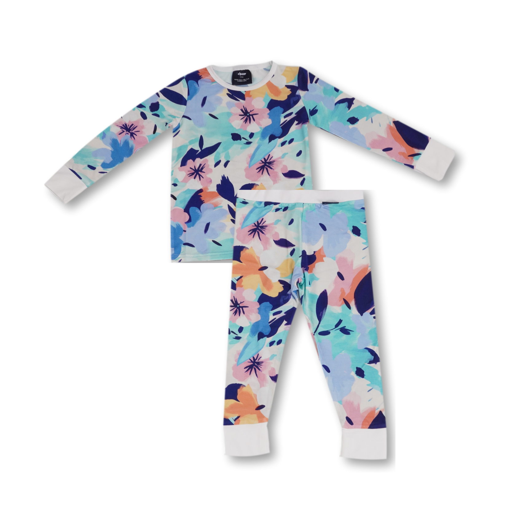 Kinder PJ Set Aquarelverf