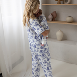 Dames Pyjama Set Toile de Jouy