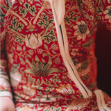 William Morris Zipster Aardbeiendief Rood