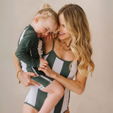 Ladies Swimsuit Como Stripes