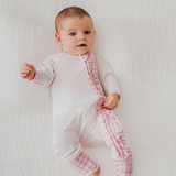 ZIPSTER™ Puur roze geruite ruche