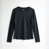 Borstvoeding T-shirt Lange Mouw Zwart