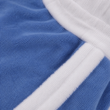 Avontuurlijke badstofshort, blauw