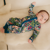 William Morris Zipster Aardbeiendief marineblauw