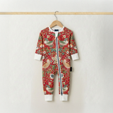 William Morris Zipster Aardbeiendief Rood