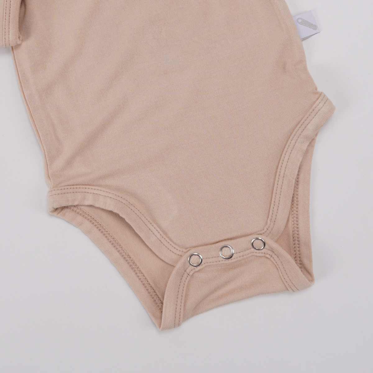 Body suit met lange mouwen Beige