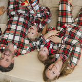 Heren pyjama met ruitmotief