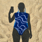 Ladies Swimsuit Ride The Wave