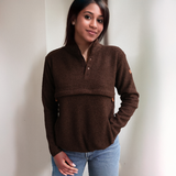 Borstvoeding Fleece Bruin