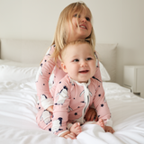 Kinder PJ Set Roze Pinguïn