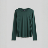 Borstvoeding T-shirt Lange Mouw Bosgroen