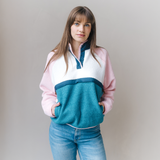 Breastfeeding Fleece Retro Teal