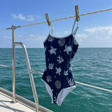 Ladies Swimsuit Turtles