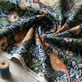 William Morris Zipster Aardbeiendief marineblauw