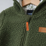 Zipster Teddy Suit Donkergroen