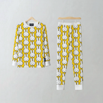 nijntje Hello Yellow bamboe-pyjamaset voor kinderen, vooraanzicht