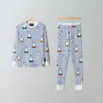 nijntje Peek-a-Boo Blue bamboe-pyjamaset voor kinderen, vooraanzicht
