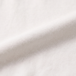 Close-up van de zachte bamboestof van het witte nijntje kinder-T-shirt met groene nijntje opdruk