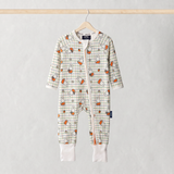 ZIPSTER x nijntje Bamboe-babypakje met bloemenpatroon, vooraanzicht
