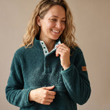 Fleece voor borstvoeding - Bosgroen