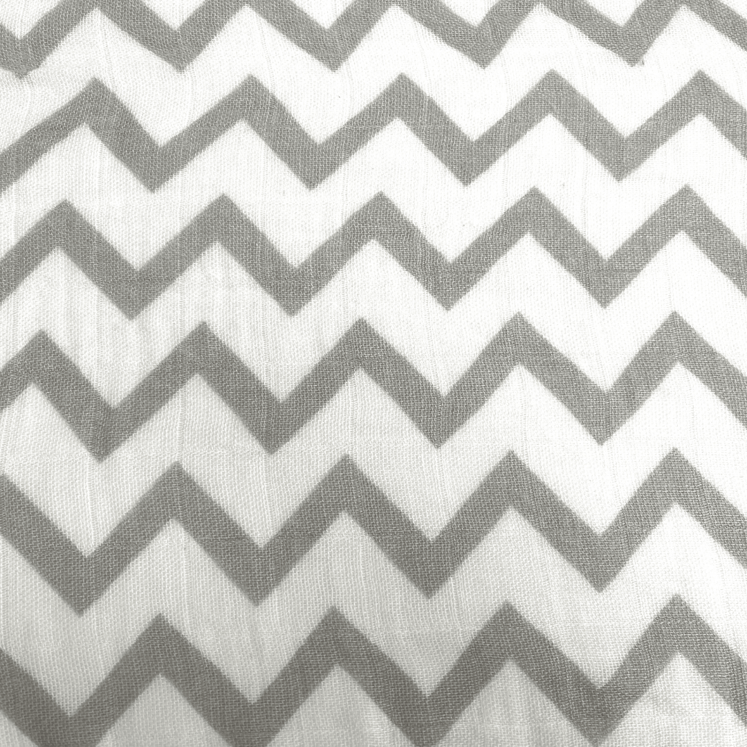 Zig Zag Large Muslin Blanket - Zipster