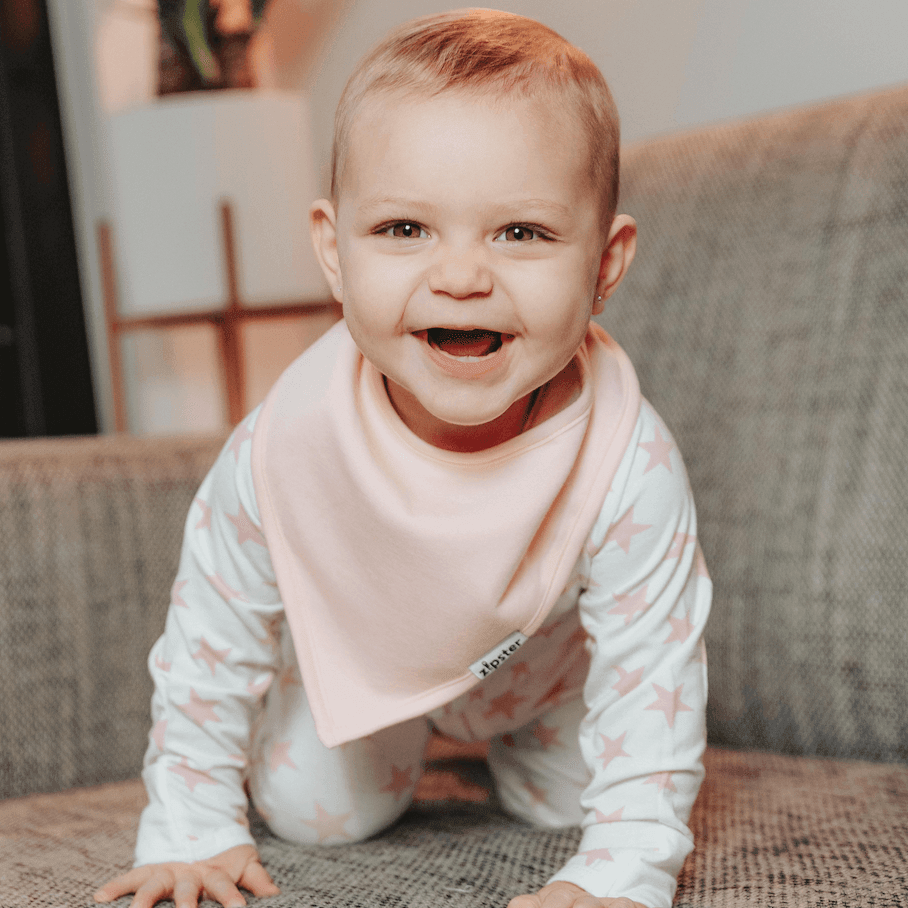 Pink Color Baby Bandana