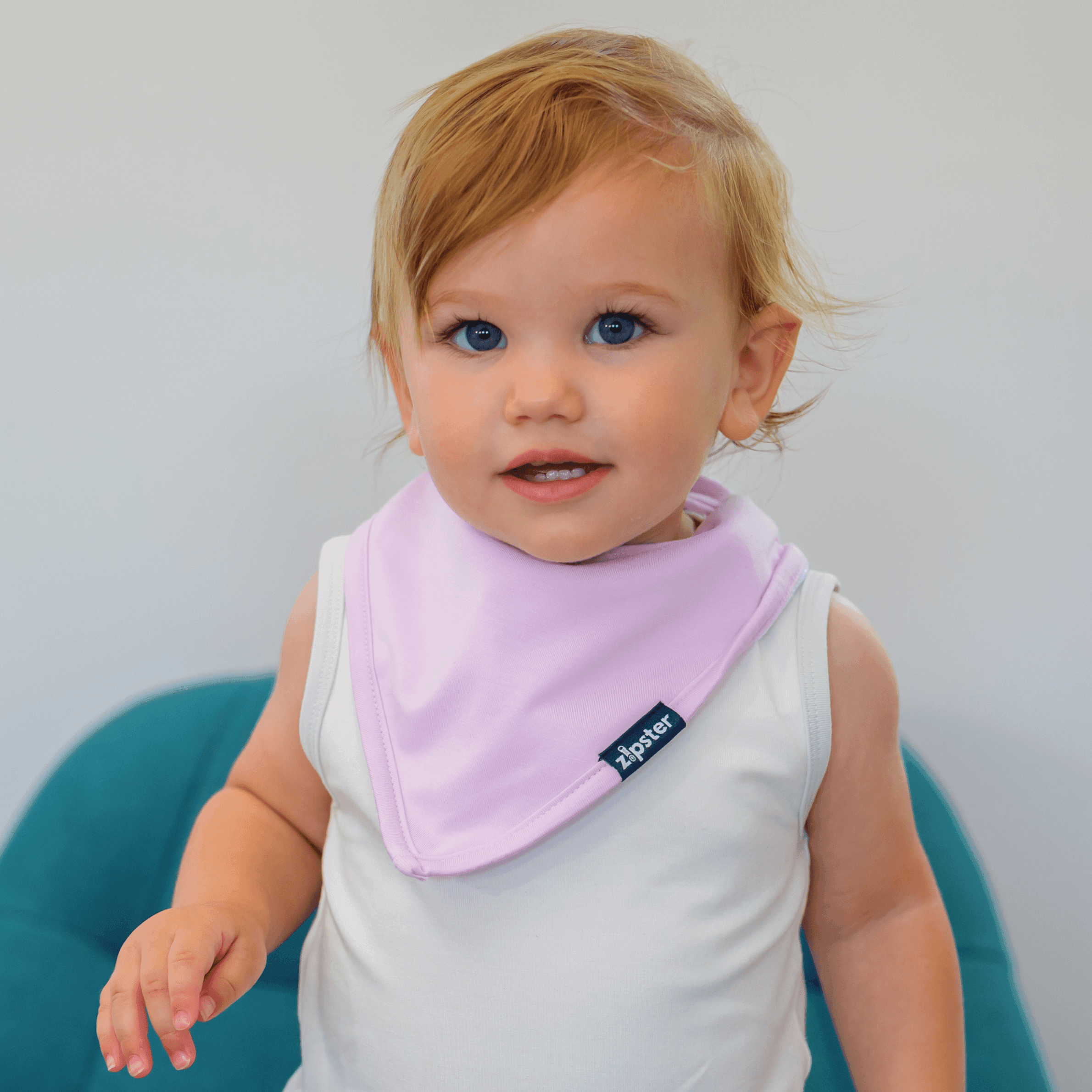 Bamboo Bandana Bib Purple - Zipster