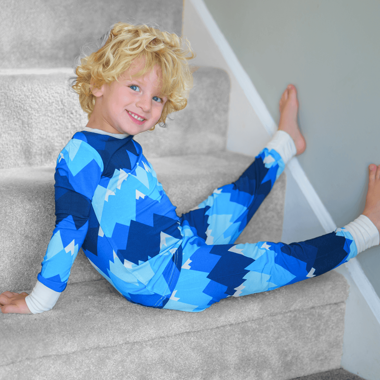 Children's PJ Set Mountains - Zipster