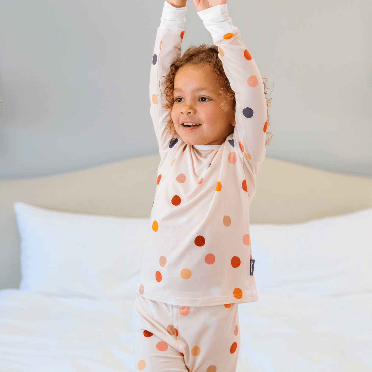 Children's PJ Set Polka Light - Zipster